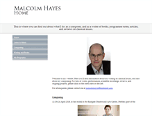 Tablet Screenshot of malcolmhayes.co.uk